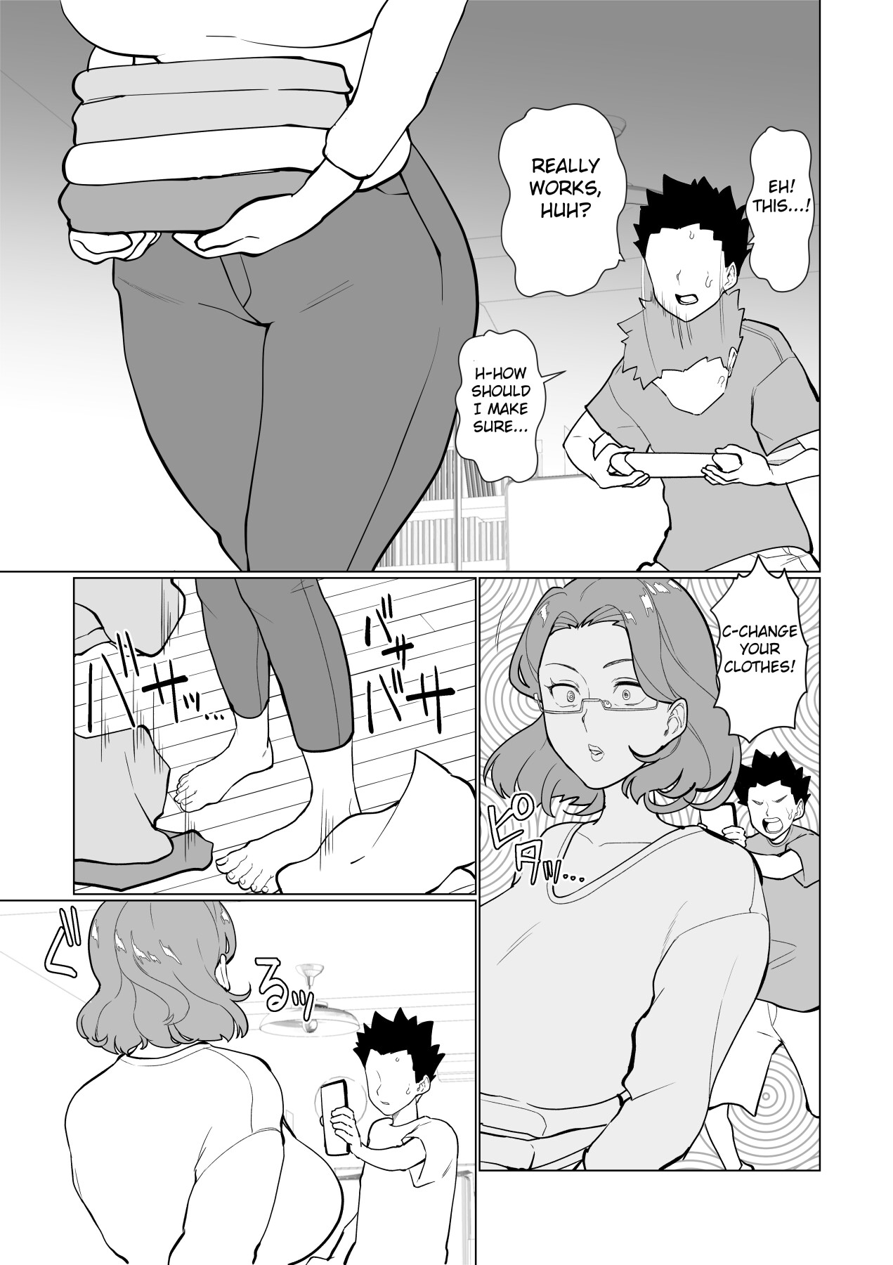 Hentai Manga Comic-Hypnotic mom and naughty son!-Read-7